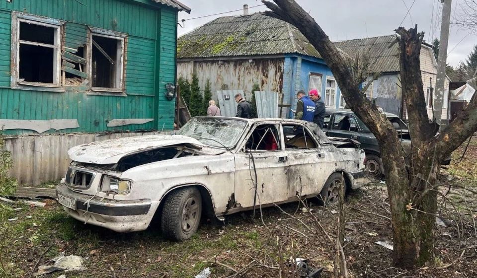 Во Льгове Курской области волонтёры ликвидируют последствия ударов ВСУ