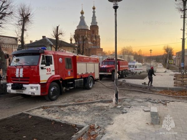 В Курской области сгорел жилой дом