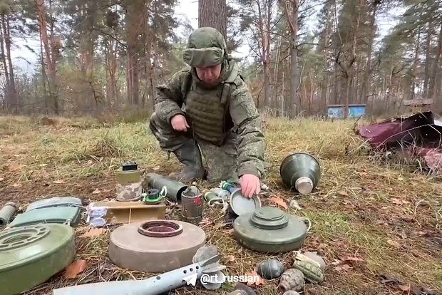 RT: Для минирования Курской области ВСУ использовали запрещенные конвенцией мины