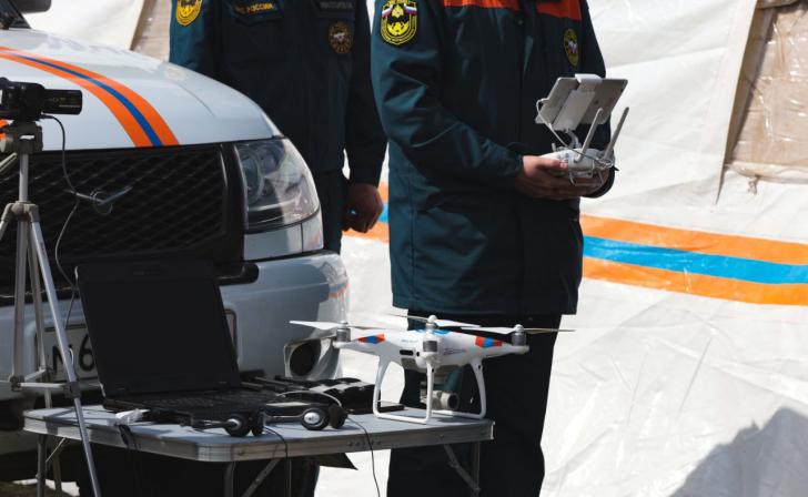 Спасатели обследовали Курское море с помощью беспилотника