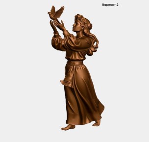 Скульптуру «Куряночки» создадут в традиционном народном костюме