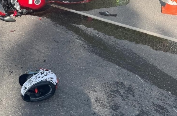 В Курске пострадал мотоциклист в аварии