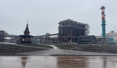 Под Железногорском потушили пожар на заводе «Цинкум»