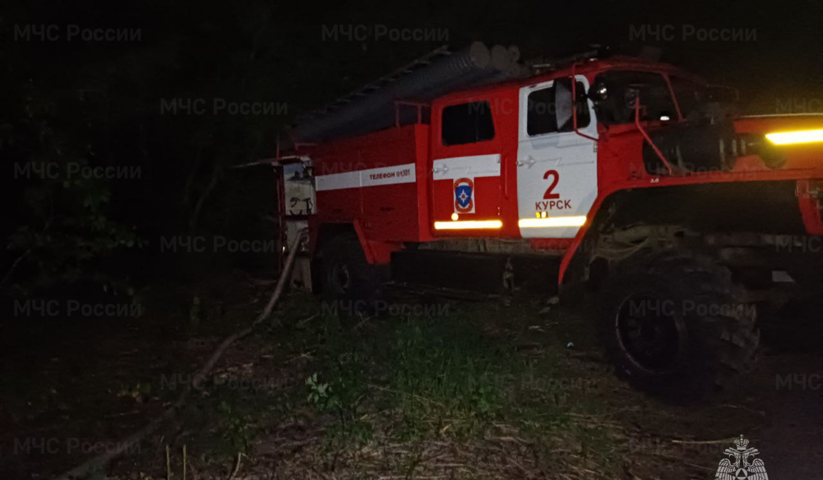 В Курске на улице Ленина вечером 18 ноября сгорел легковой автомобиль