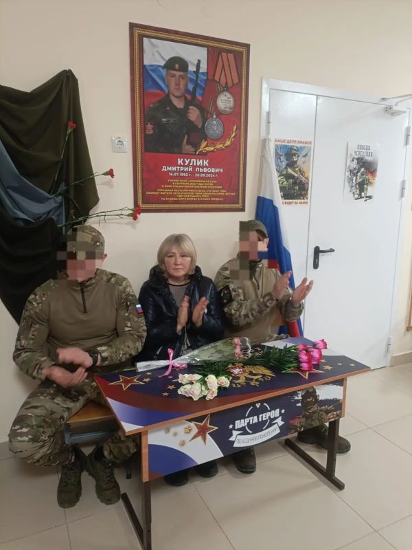 В Черновецкой школе открыли "Парту Героя" в память о Дмитрии Кулике