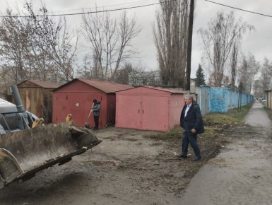 В Курске убрали несанкционированную свалку на проспекте Кулакова