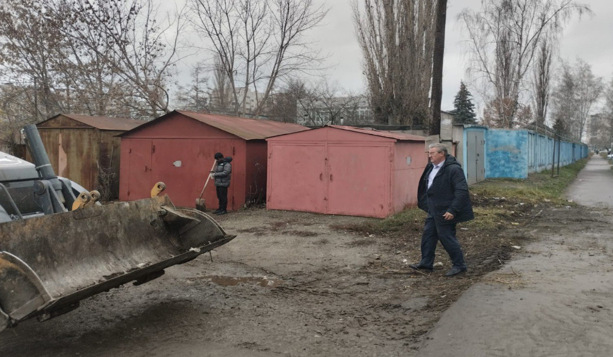 В Курске ликвидировали несанкционированную свалку