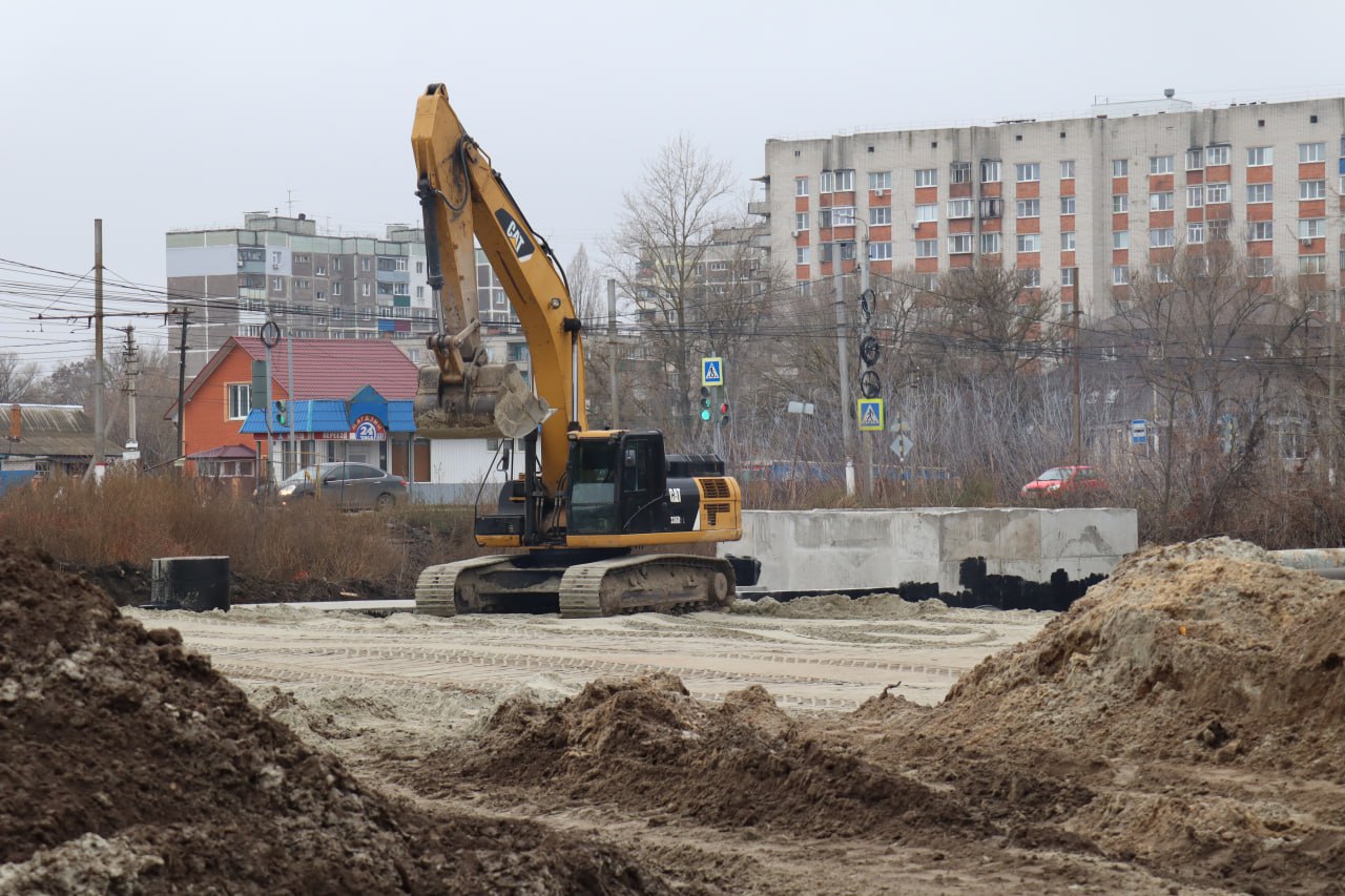 В Курске продолжается строительство проспекта Михаила Булатова