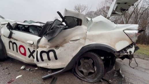 Массовая авария под Курском — пять машин, четверо раненых