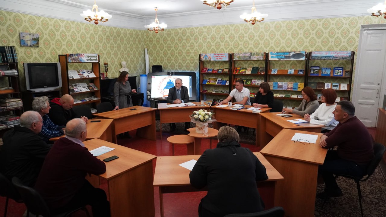 Андрей Белоусов: 21 ноября в межпоселенческой библиотеке состоялось первое собрание Международного союза писателей и мастеров искусств «Славянские колокола»