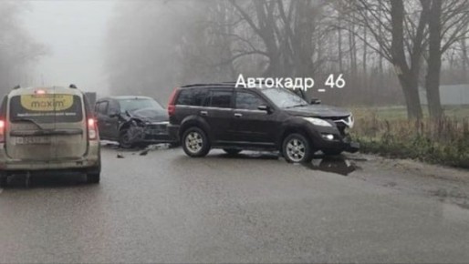 В Курске случилась авария