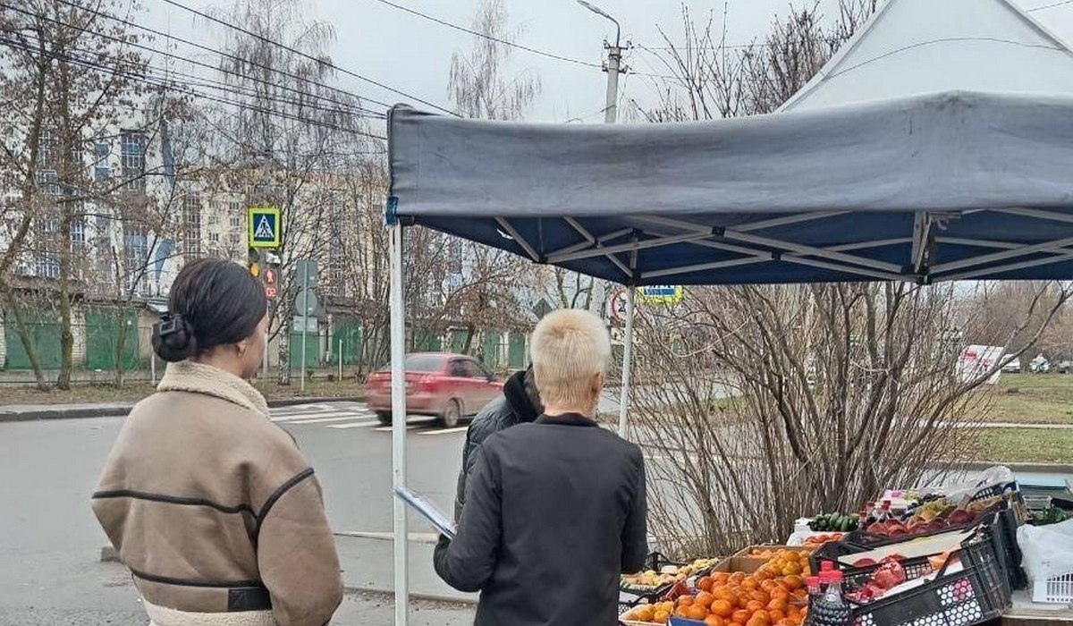 В Курске составили 10 протоколов за незаконную торговлю на улице