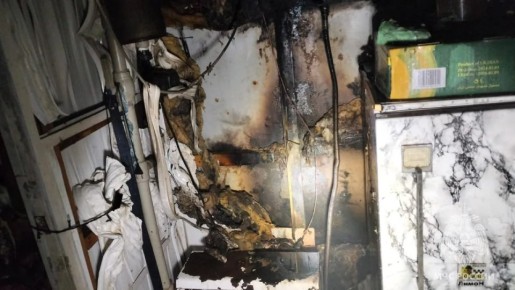 Во Льгове пожар произошёл из-за неисправного холодильника