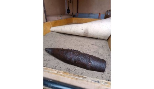 В Советском районе Курской области 23 ноября нашли снаряд времен войны