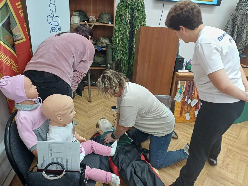 В Курской области продолжается реализация проекта «Добровольная санитарная дружина»