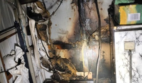 Во Льгове в ночь на 23 ноября произошел пожар в жилом доме на улице Карла Маркса