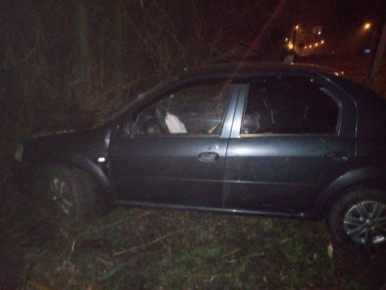 В Курской области автомобилистка вылетела с трассы