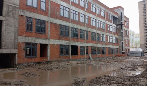 В Курске долгожданная школа на проспекте Плевицкой готова на 40 процентов