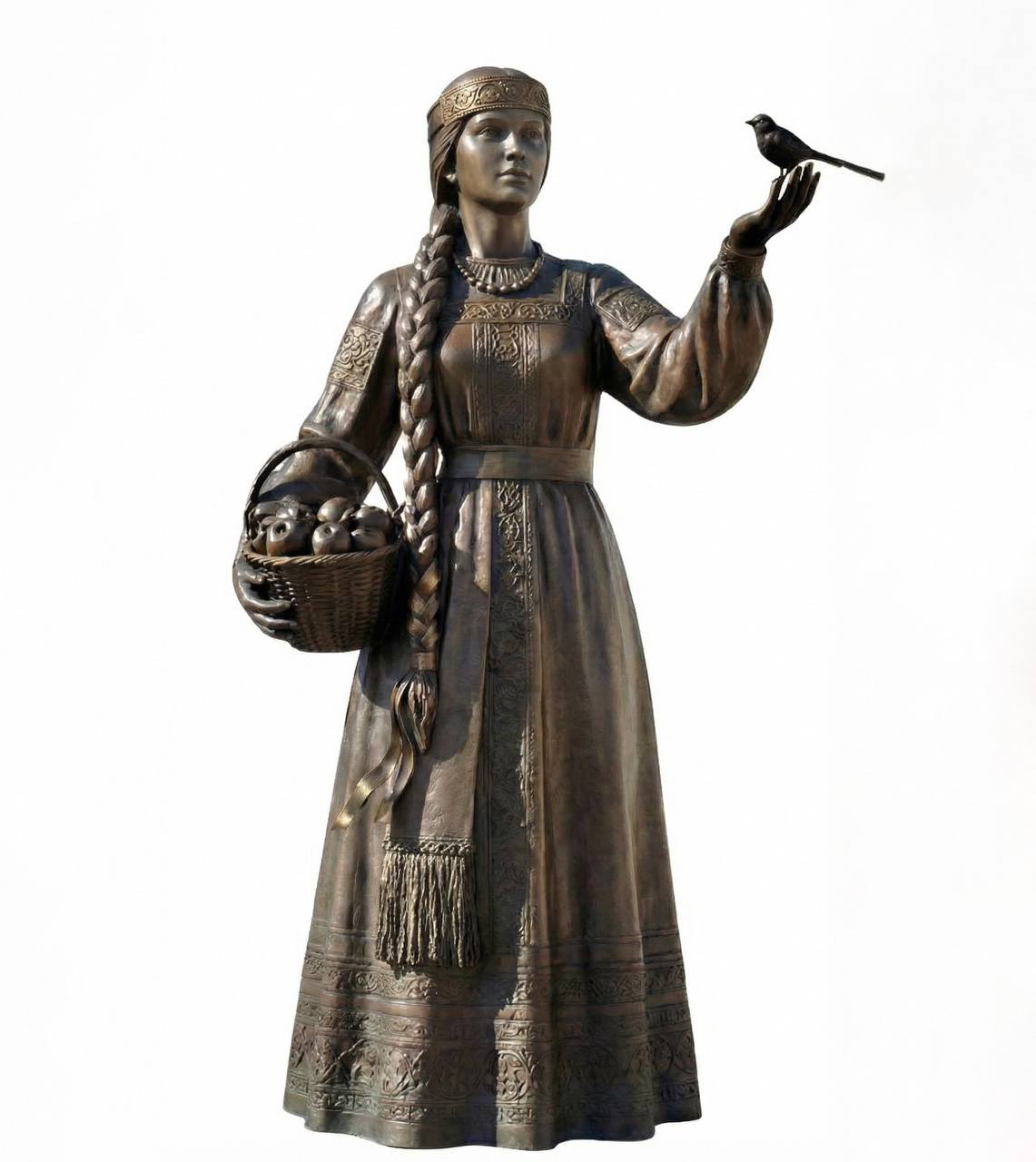 Александр Хинштейн показал окончательный вариант скульптуры «Куряночки»