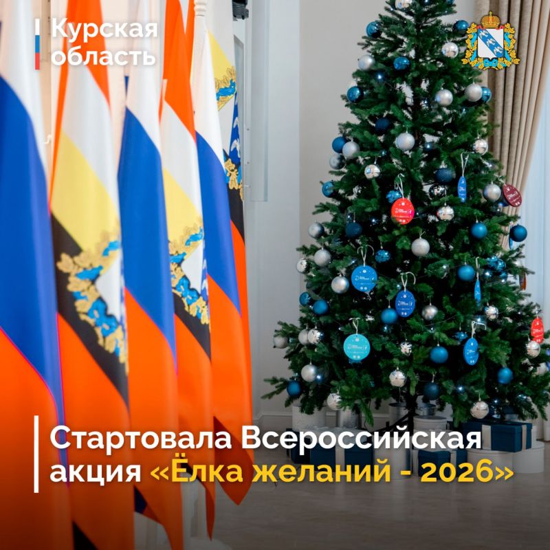 Дан официальный старт Всероссийской акции «Ёлка желаний - 2026»