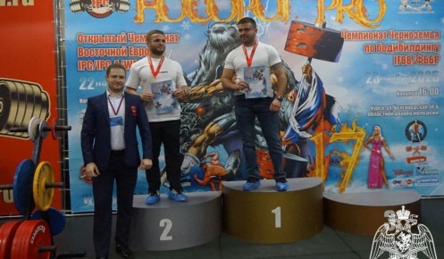 Курский росгвардеец стал чемпионом Восточной Европы по пауэрлифтингу