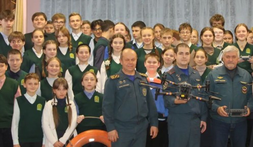 В курской православной гимназии прошёл урок безопасности по рискам сезона