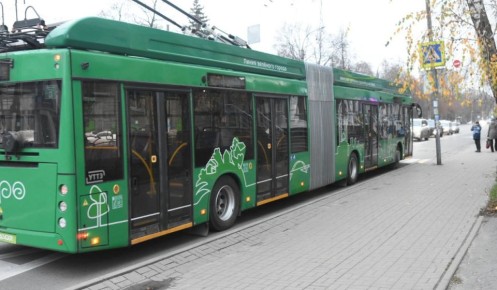 Новый троллейбус-гармошка «Горожанин» начал курсировать в Курске