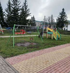 В поселке Медвенка завершился очередной этап благоустройства парка 1 Мая