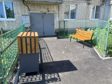 В поселке Подлесный Клюквинского сельсовета Курского района завершили комплексное благоустройство дворов