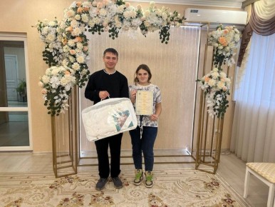 В Курской области у семейной пары из близнецов родилась дочь Мирослава