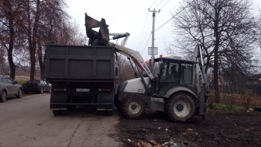 В Курске на улице Карла Маркса убрали несанкционированную свалку