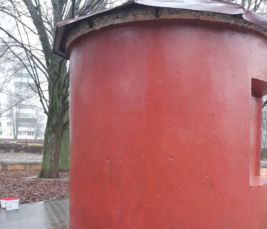 Плитку и ограждение в курском сквере «Гулливер» отремонтируют после зимы