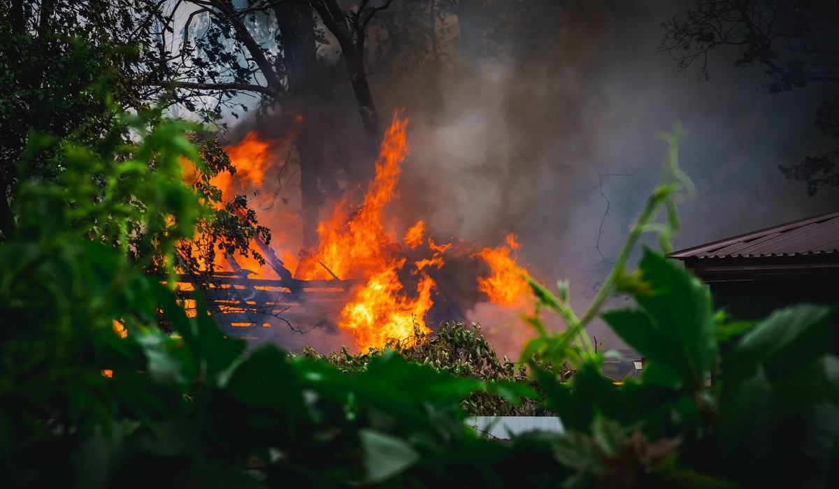В Курской области за сутки произошло два пожара и два ДТП