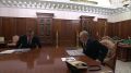 Владимир Путин провёл рабочую встречу с губернатором Курской области Александром Хинштейном