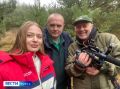 Наша съемочная группа работает в лесах Обоянского района