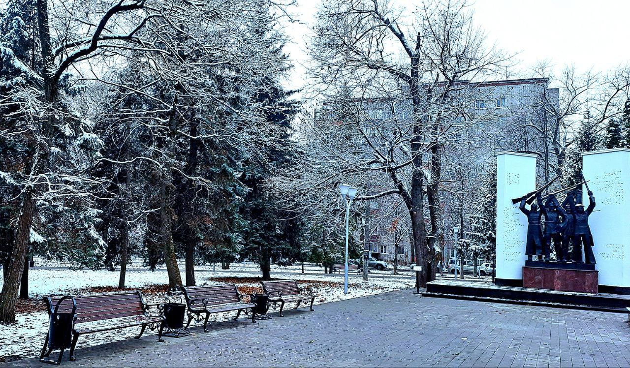 Губернатор пообещал передать Деду Морозу просьбу юной курянки украсить парк Героев Гражданской войны