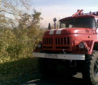 В Курчатовском районе сгорел дачный дом