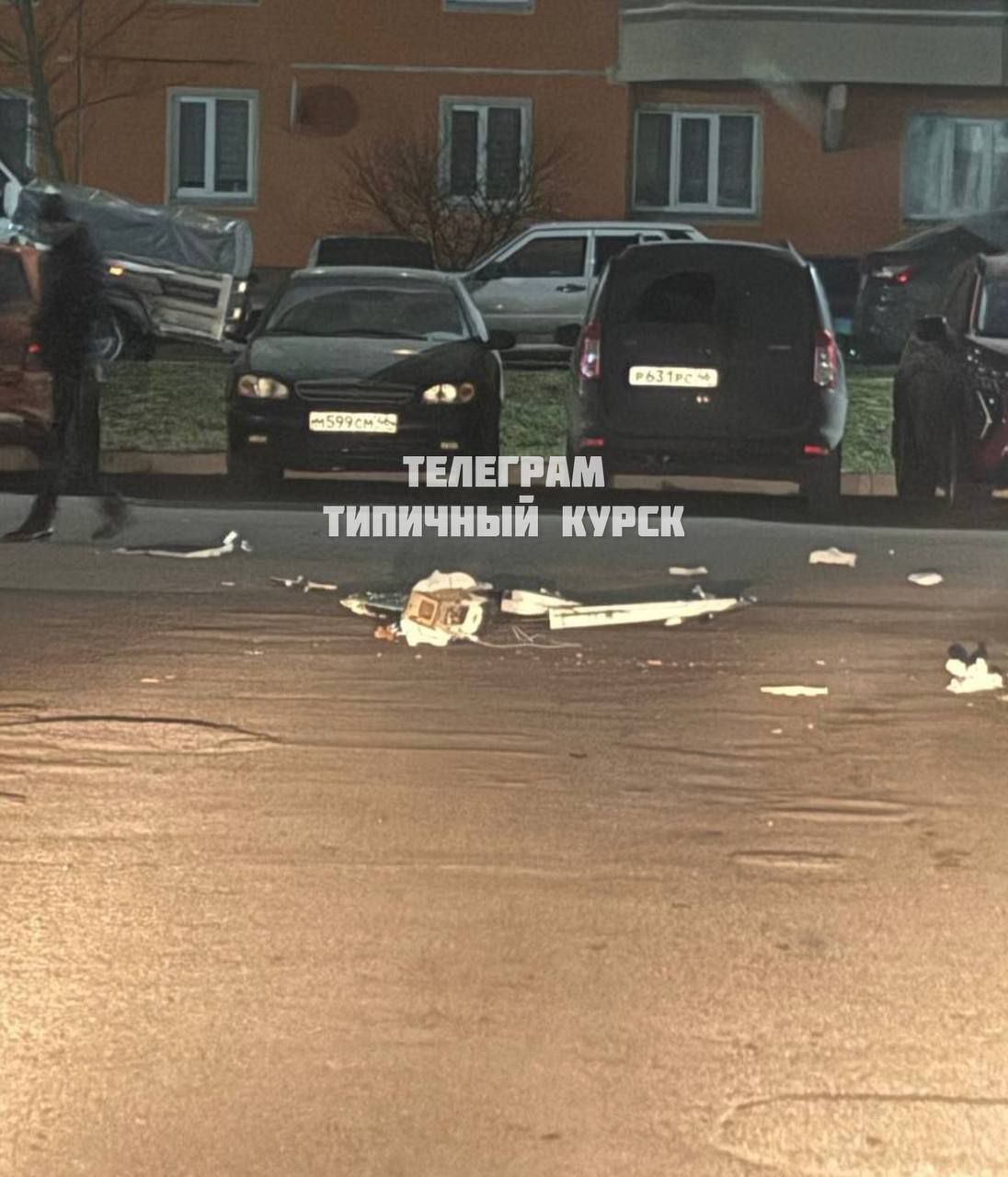 Курские ТГ-каналы сообщают о падении БПЛА в одном из районов города