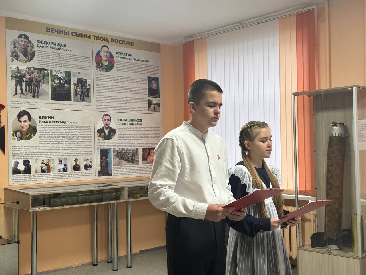 Фотографии погибших на СВО курян стали частью памятной экспозиции