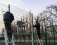 В курском сквере «Ассоль» отремонтировали ограждение