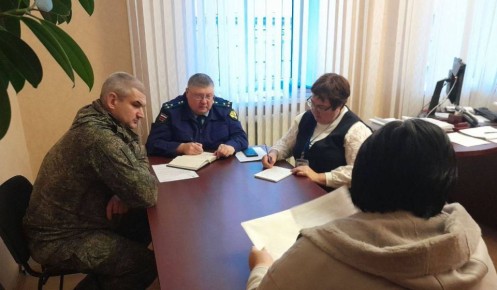 В Курской области прокурор провёл личный приём для участников СВО
