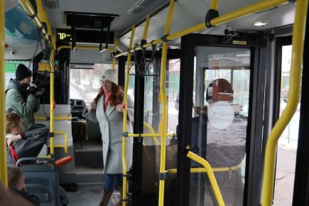 Первые автобусы «Ситимакс-9», поставленные в Курск по нацпроекту, выехали на маршрут