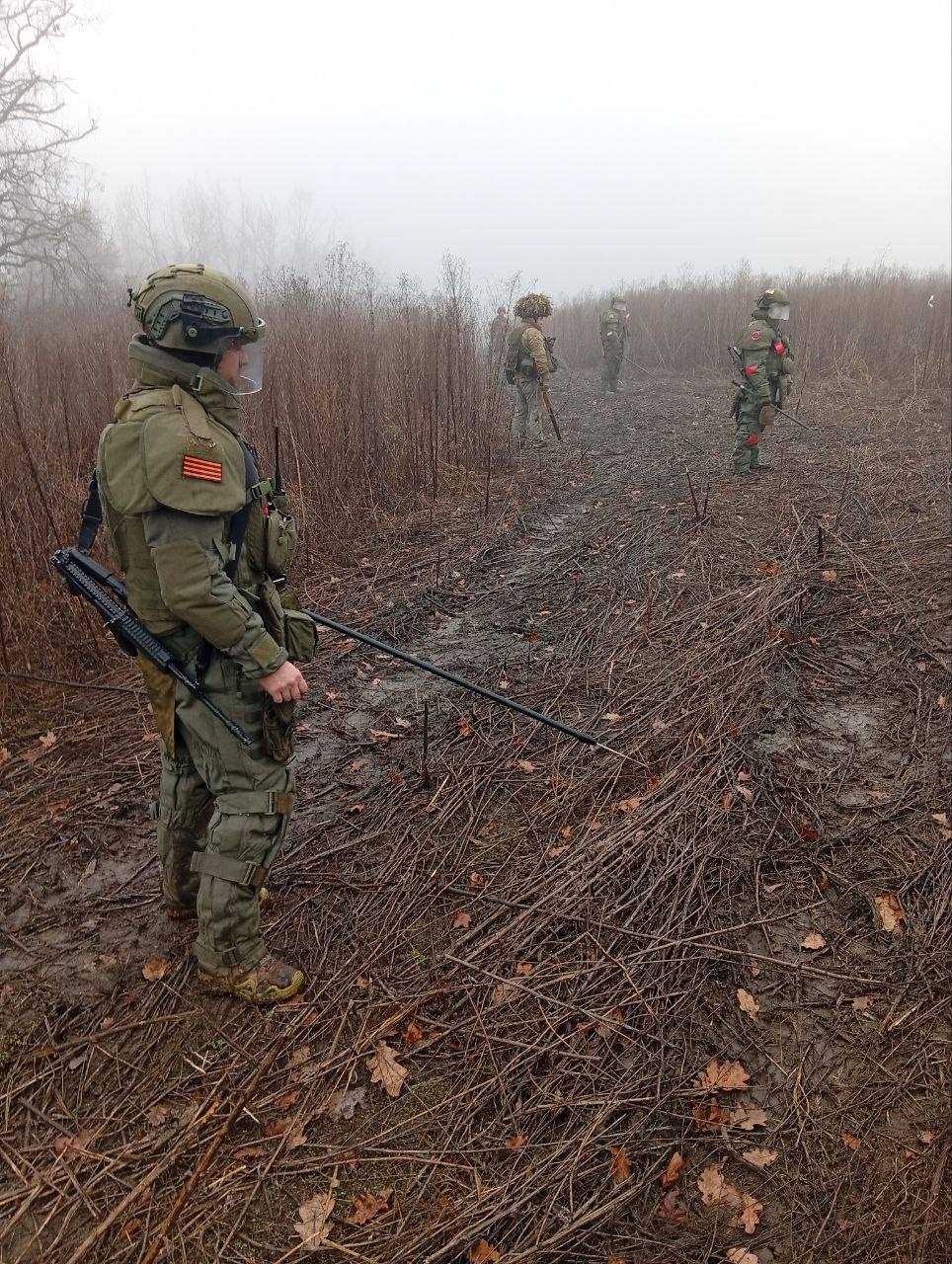 Добровольческая бригада «БАРС-Курск» продолжает разминирование Курской области