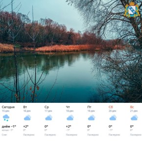 Доброе утро! По прогнозам синоптиков, на этой неделе не будет сильных морозов и снега