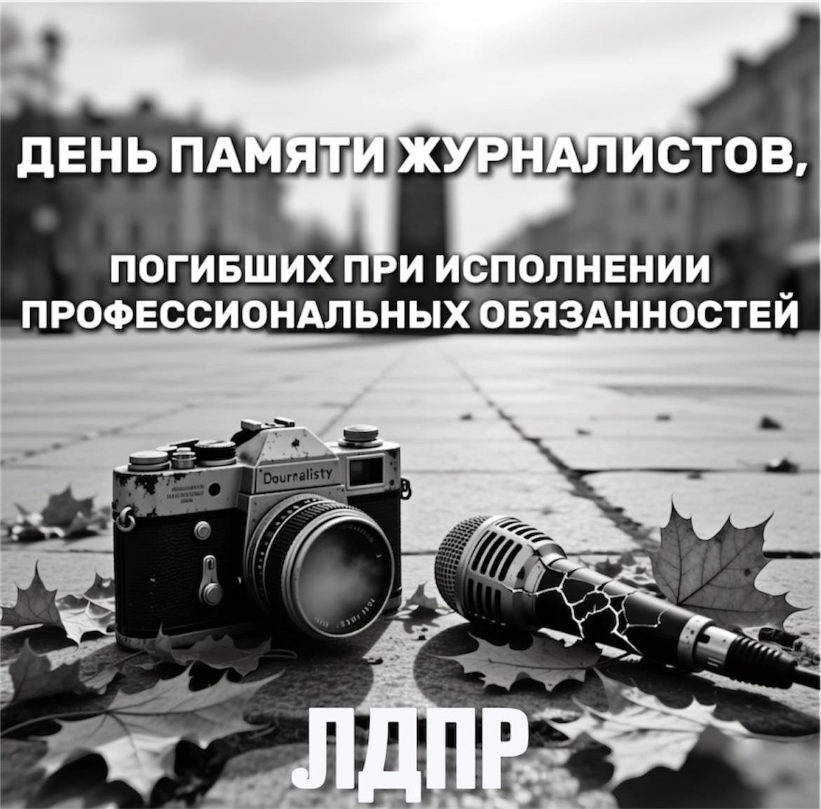 15 декабря — День памяти журналистов, погибших при исполнении профессиональных обязанностей