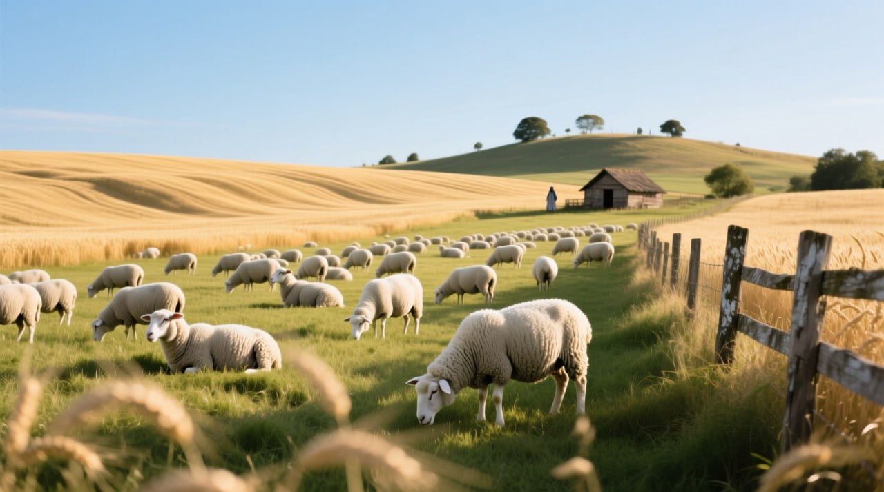 Курянка дважды не пускала ветеринаров к своим овцам