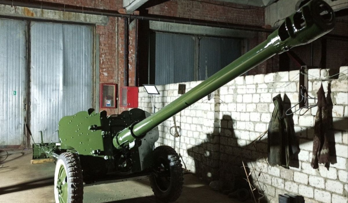 В Железногорске нашлась пропавшая из сквера Воинской славы пушка