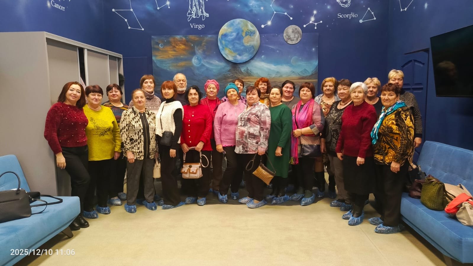 Участники проекта «Курское долголетие» Курчатовского района, посетили Курский областной gланетарий