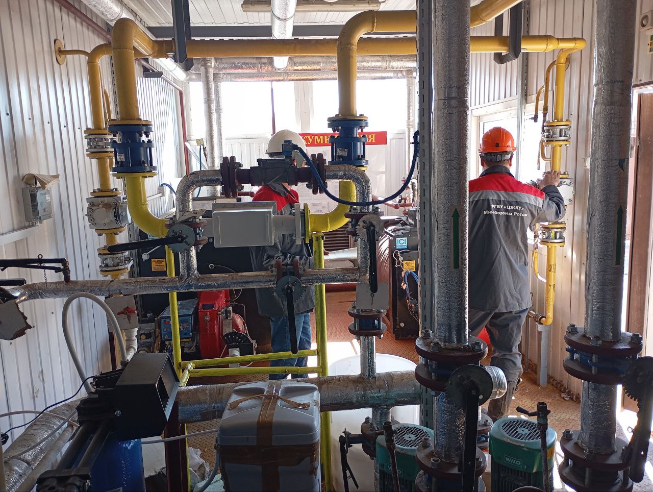 Военные коммунальщики проводят противоаварийные тренировки на курских объектах Минобороны