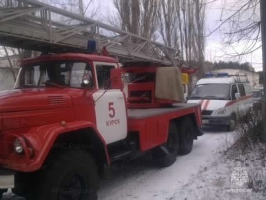 При пожаре в Курском районе спасен один человек, еще 11 эвакуированы